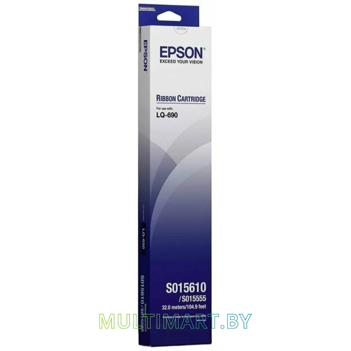 Картридж ленточный Epson S015610 C13S015610BA черный для Epson LQ-690